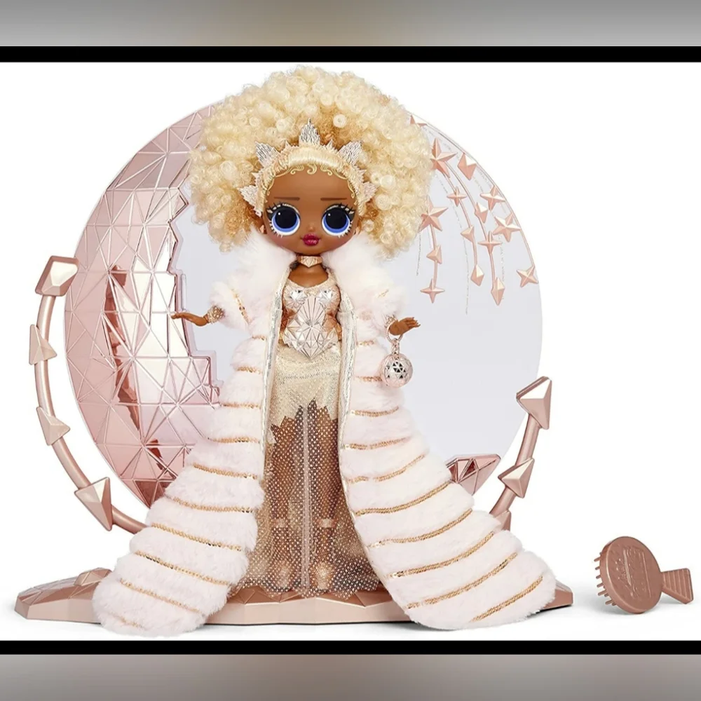 LOL Surprise Holiday OMG 2021 Collector NYE Queen Fashion Doll with Gold
